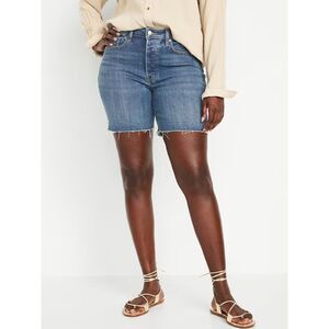 old navy High-Waisted OG Button-Fly Jean Shorts -- 7-inch inseam 22